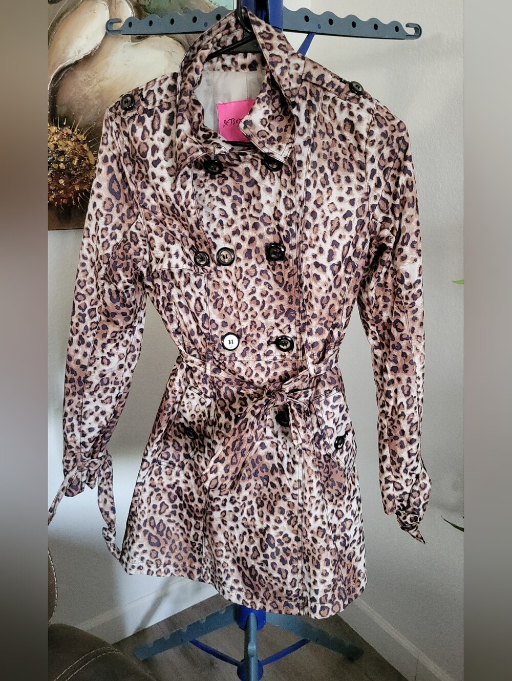 Betsey Johnson Trench Coat Size XS